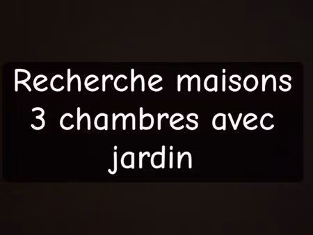 recherche active de maison