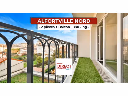 2 pièces + balcon + parking
