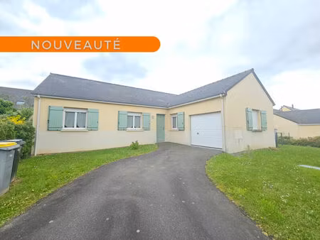maison de plain-pied 106 m² - 3 chambres dont suite parentale - garage - terrain 493 m² - 