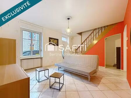 maison de ville avec jardin 2 chambres possible 4
