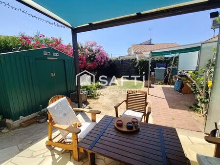 maison t3 jardin  résidence avec piscine