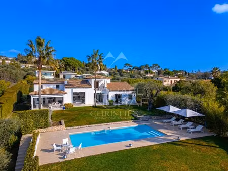 mougins - vue panoramique sur le village et la mer - mzimo3171