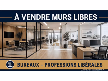 murs bureaux  professions libérales  médicales 250 m² -