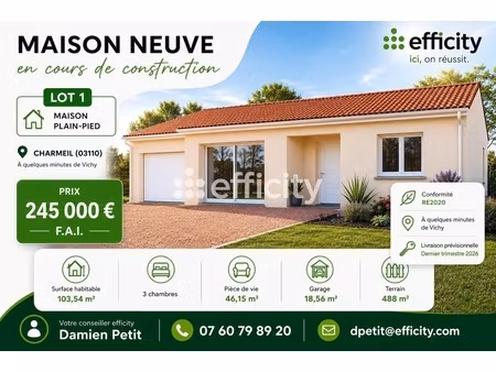 maison 4 pièces - 104 m²