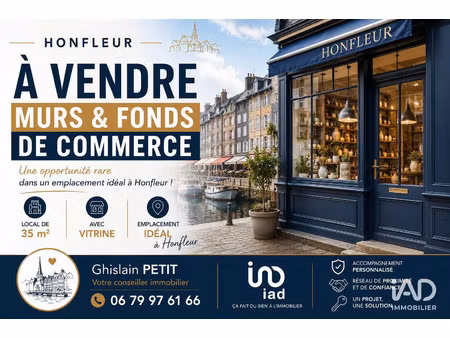 vente commerce 35 m² honfleur (14600)