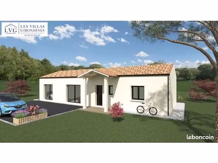 projet de construction d'une maison 100.68 m² avec terrain à bruges (33)