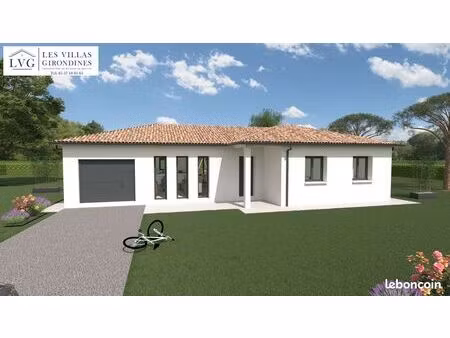 projet de construction d'une maison 101.16 m² avec terrain à salles (33)