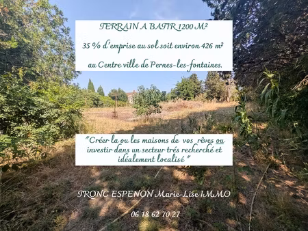 terrain - 1200 m²