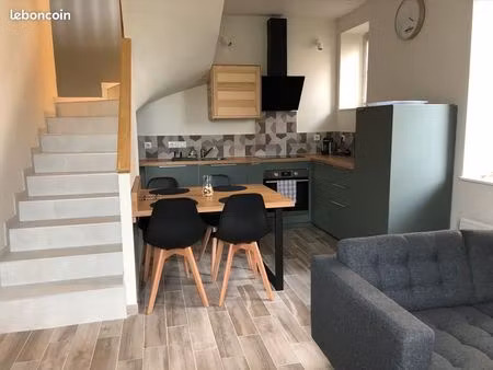 duplex t3 meublé 52 m² cattenom – 2 chambres – idéal frontalier luxembourg