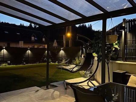appartement de plain-pied 130 m² – jardin aménagé – axe frontalier suisse