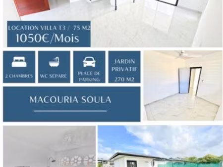 maison t3 à louer