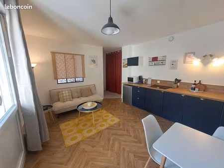 appartement meublé 1 chambre rénové dans petite copropriété calme