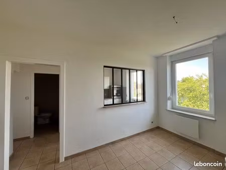 f2 38 m² rénové – centre-ville – cave et jardin