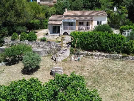 maison avec vue sur les cévennes - barjac