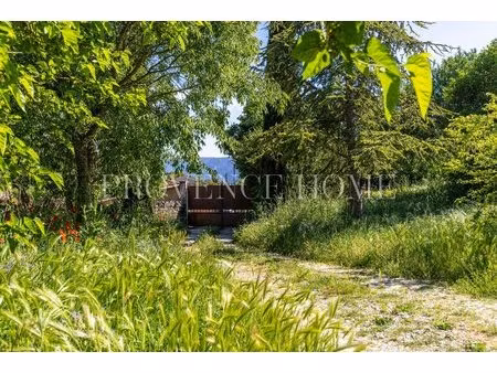 a vendre terrain constructible 1387 m2 a cabrieres d'avignon luberon provence