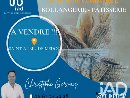 vente boulangerie  pâtisserie 100 m²