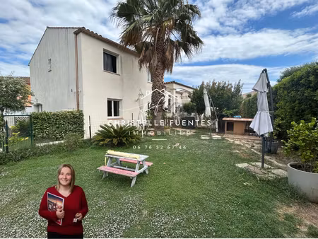 herault - mez (34140) - villa t4 (106m2) + t2 (60m2) - terrain piscinable - stationnement 