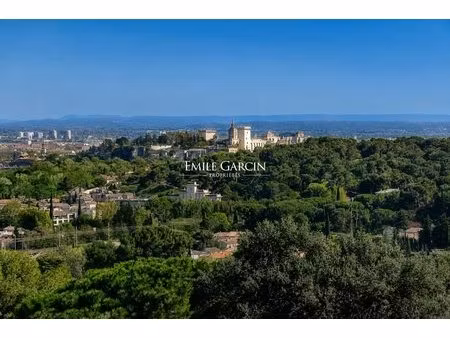 à vendre - propriété en pierre vue exceptionnelle -villeneuve-lès-avignon -piscine...