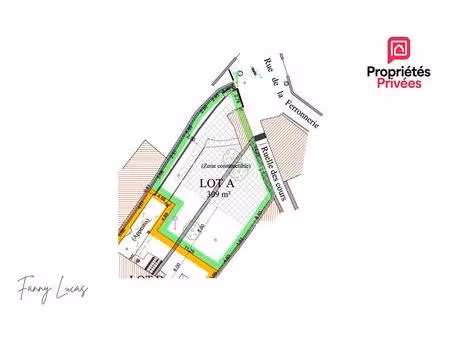 terrain constructible de 309m2 en hypercentre