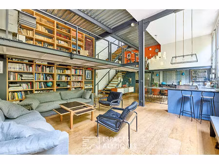 maison-loft avec deux terrasses