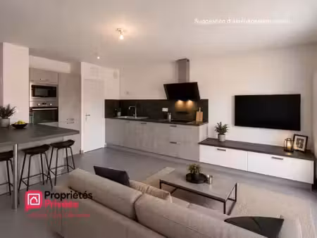 exclusivite - a vendre - appartement t3 lumineux avec balcon et garage - saint-laurent-sur