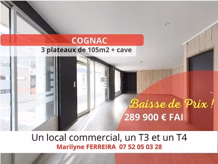 immeuble de rapport - 8 9 % de rentabilité - cognac