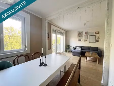 appartement t3 / 77 m² / balcon  cave et grand grenier