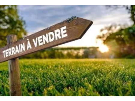 guemene sur scorff terrain a batir de 1003 m² avec permis de existant