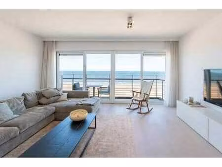 appartement 3 chambres ostende  vue mer imprenable