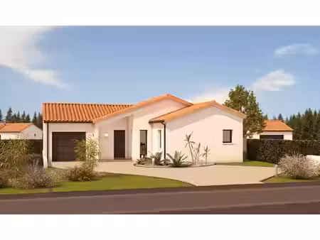 terrain avec maison neuf à vendre