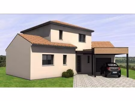 terrain avec maison neuve à vendre