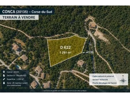 terrain constructible à vendre