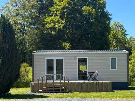 chalet 2 chambres avec terrasse - camping l'eau vive
