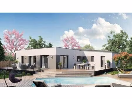 terrain avec maison neuve à vendre