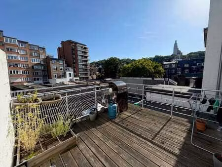 appartement 2ch · 58m² · peb b · terrasse · prox. guillemins