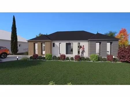 terrain avec maison neuve à vendre