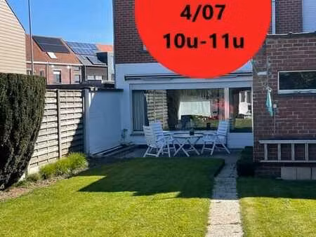 open huis zaterdag 4/07 van 10u tot 11u. ruime gezinswoni...