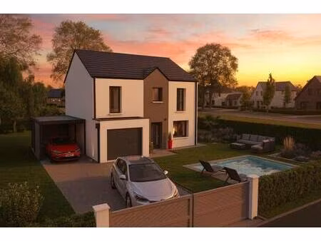 terrain avec maison neuve à vendre