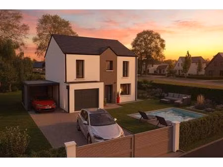 terrain avec maison neuve à vendre