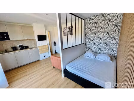 saint raphael location appartement studio meuble cave parking