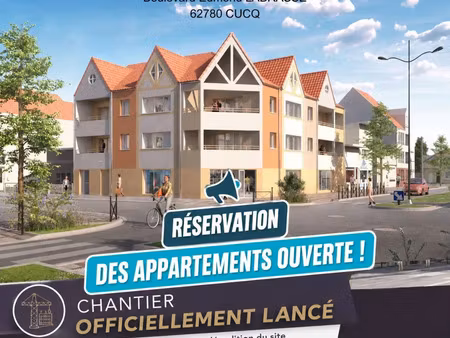 vente appartement 3 pièces 56 m² cucq (62780)
