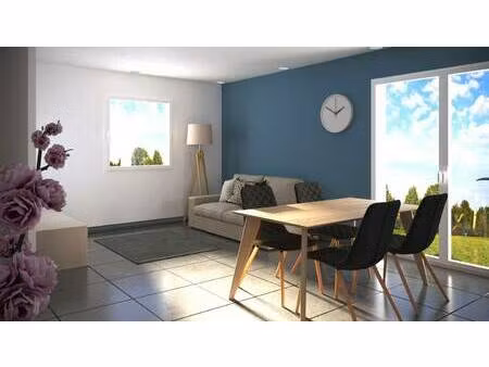 terrain avec maison neuve à vendre