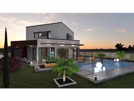terrain avec maison neuve à vendre