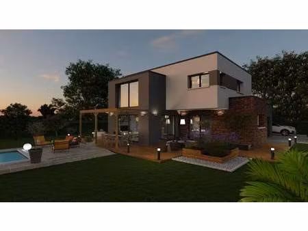 terrain avec maison neuve à vendre