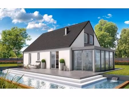 terrain avec maison neuve à vendre