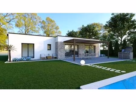 terrain avec maison neuve à vendre