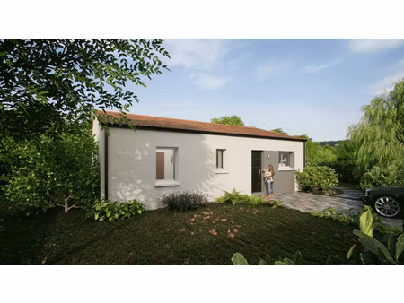 terrain avec maison neuve à vendre