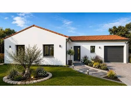 terrain avec maison neuve à vendre