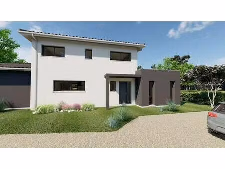 terrain avec maison neuve à vendre