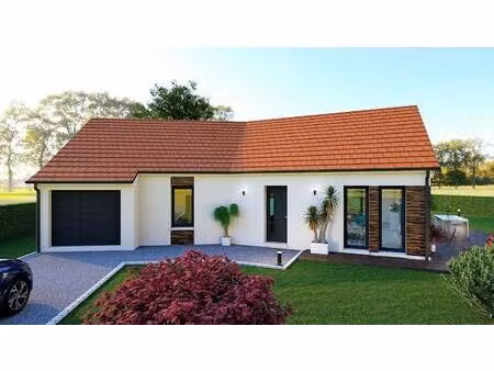 terrain avec maison neuve à vendre